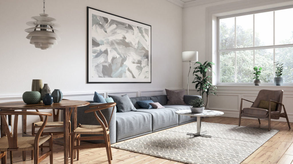 DIVIDING YOUR SPACE USING FURNITURE AND AREA RUGS